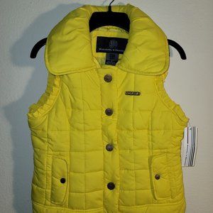 MAKAVELI BRANDED- Yellow Puffer Vest